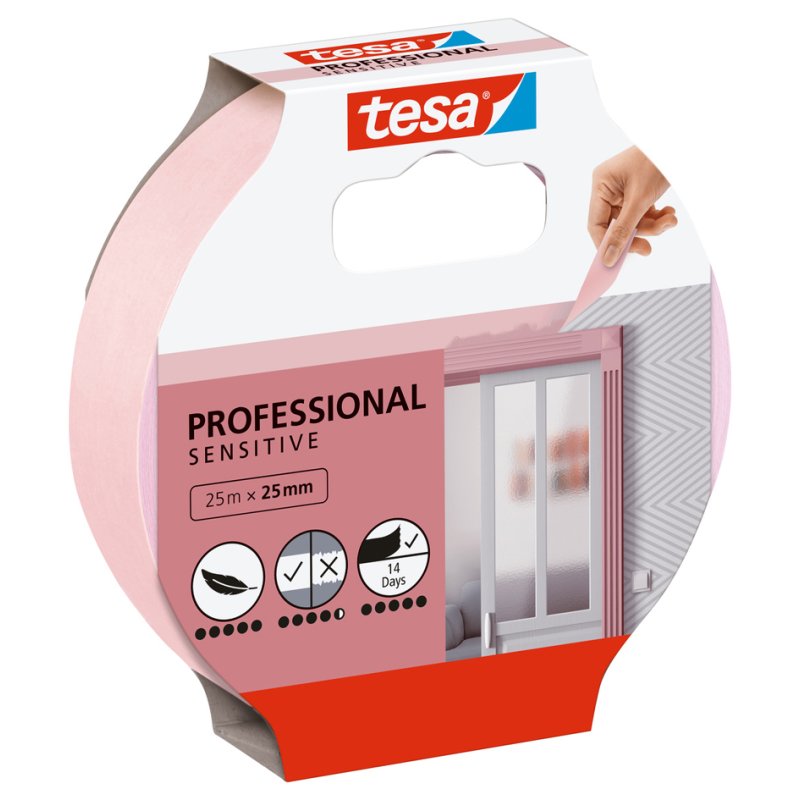 tesa Precision Sensitive ruban de masquage, 38 mm × 25 m, ultra fin